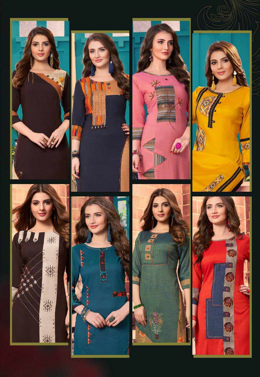 Pink Vol-8 IKW Designs Rayon Kurti Manufacturer Pink Vol-8 IKW Designs Rayon Kurti Manufacturer